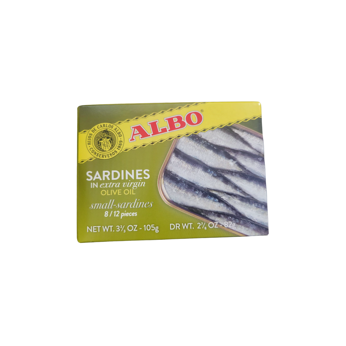 Small Sardines in EVOO by Albo Deliberico