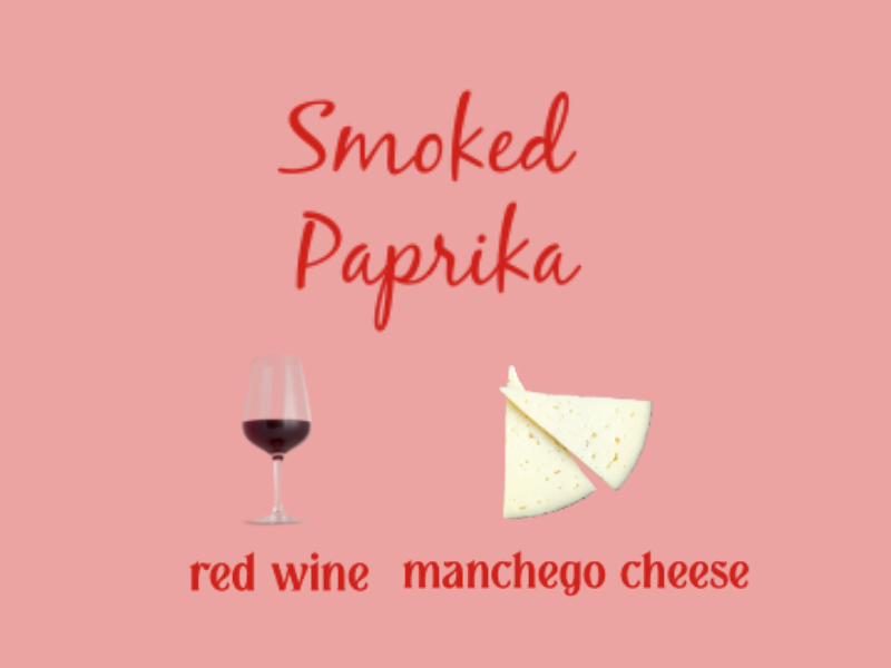 Paprika Olive Oil Crackers by Ines Rosales pairings red wine and manchego cheese