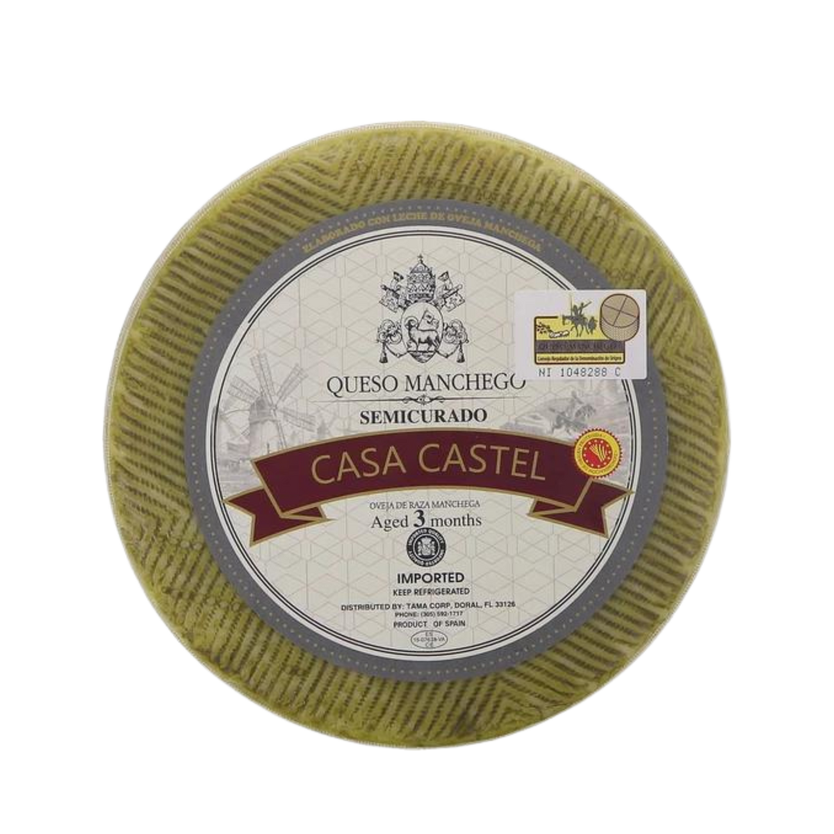Manchego Cheese by Casa Castel 7lb Deliberico
