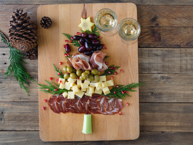 Christmas Tree Charcuterie Board