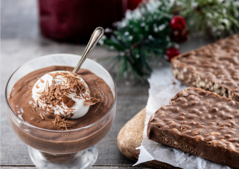 Chocolate Crunchy Turron Mousse Recipe 
