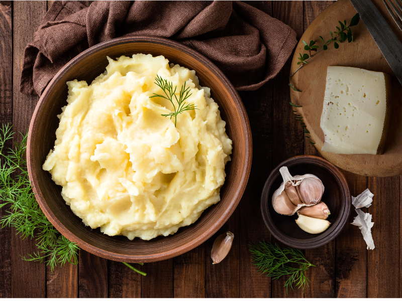 Mashed Potatoes with Manchego Cheese