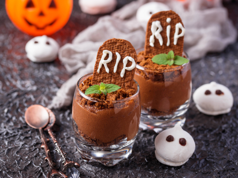 Huesitos Graveyard Chocolate Mousse Recipe