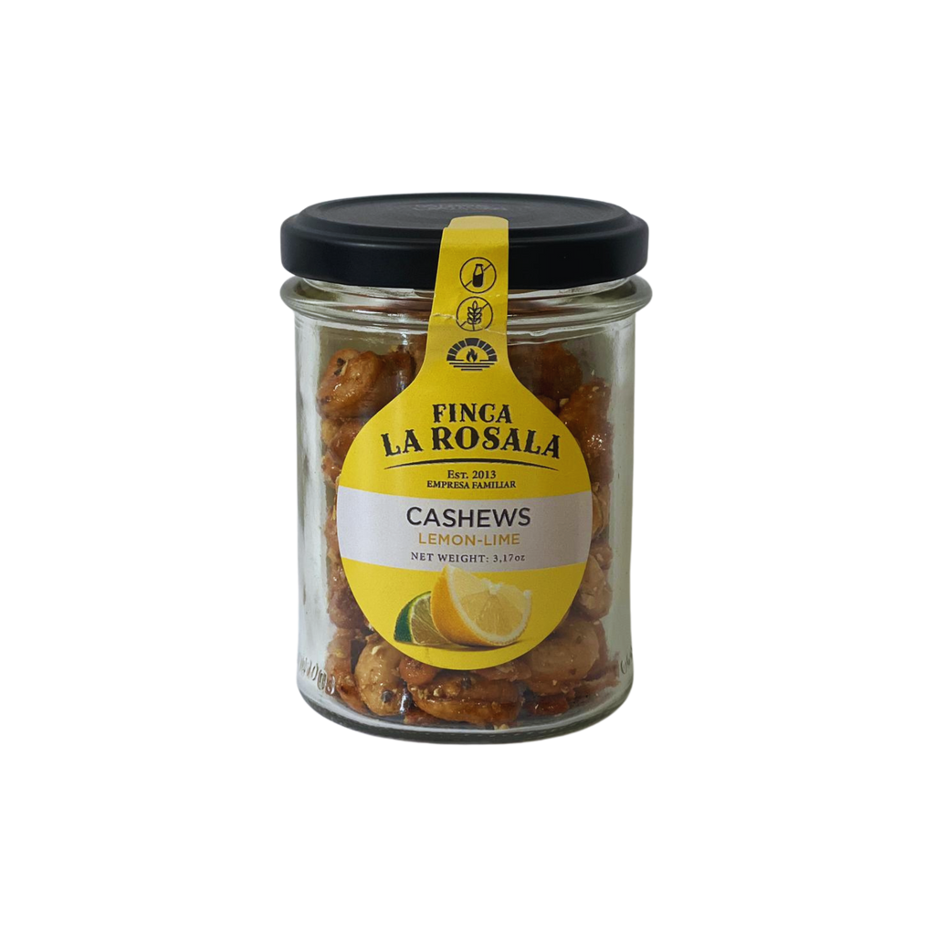 Cashews Lemon-Lime by Finca La Rosala jar 3oz