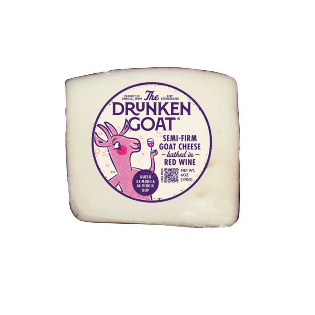 The Drunken Goat Queso de Murcia al Vino DOP wedge