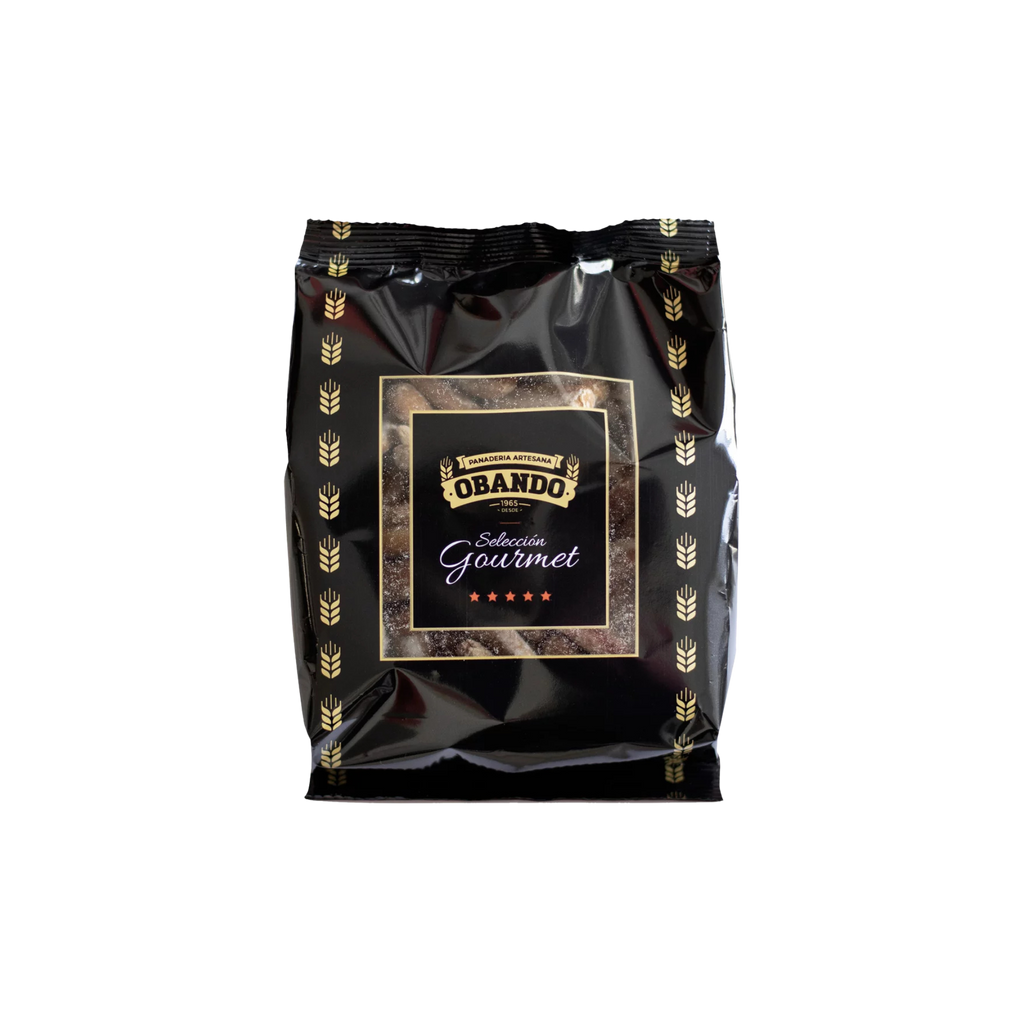 Obando Gourmet Rustic Breadsticks (Picos Rústicos) black bag