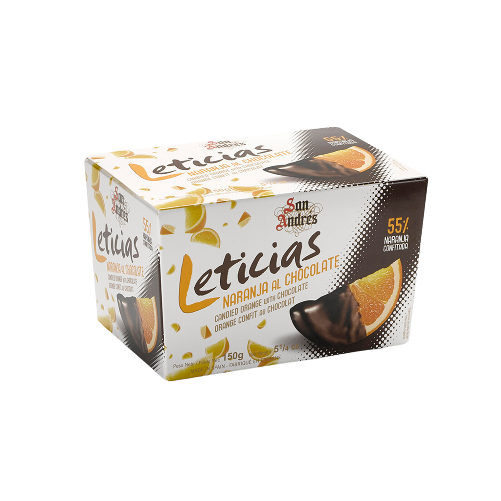 Leticias Candied oranges with chocolate by San Andres