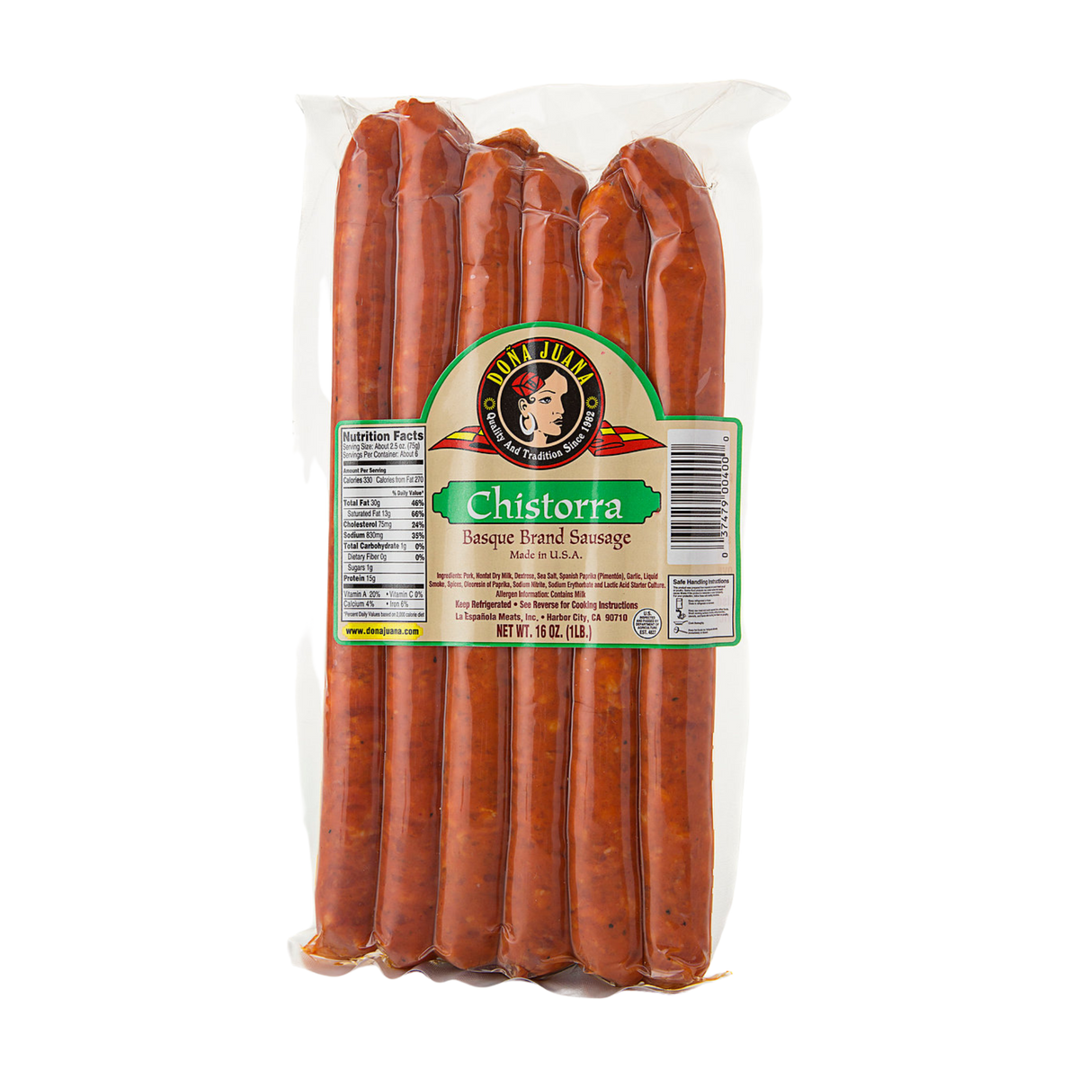 Chistorra Sausage by Doña Juana – Deliberico