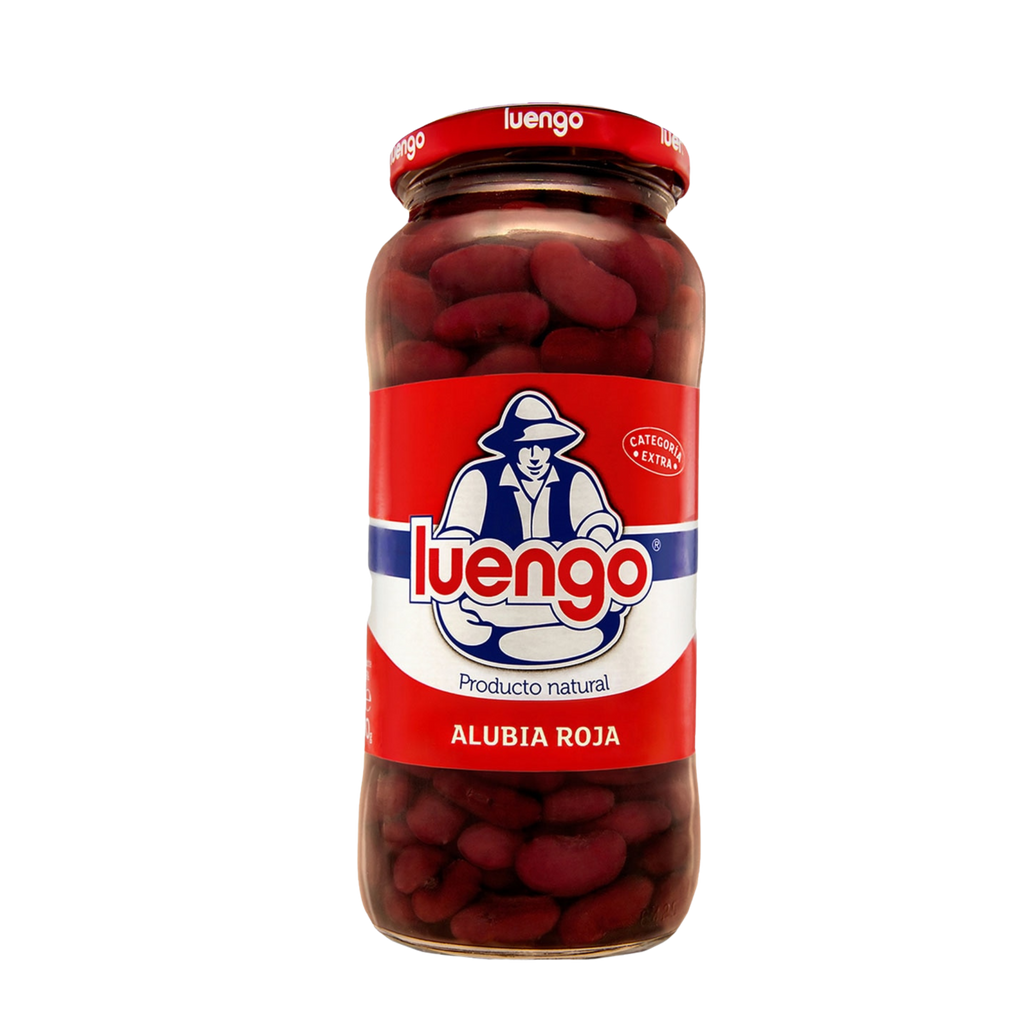 Cooked red beans jar by Luengo. Deliberico