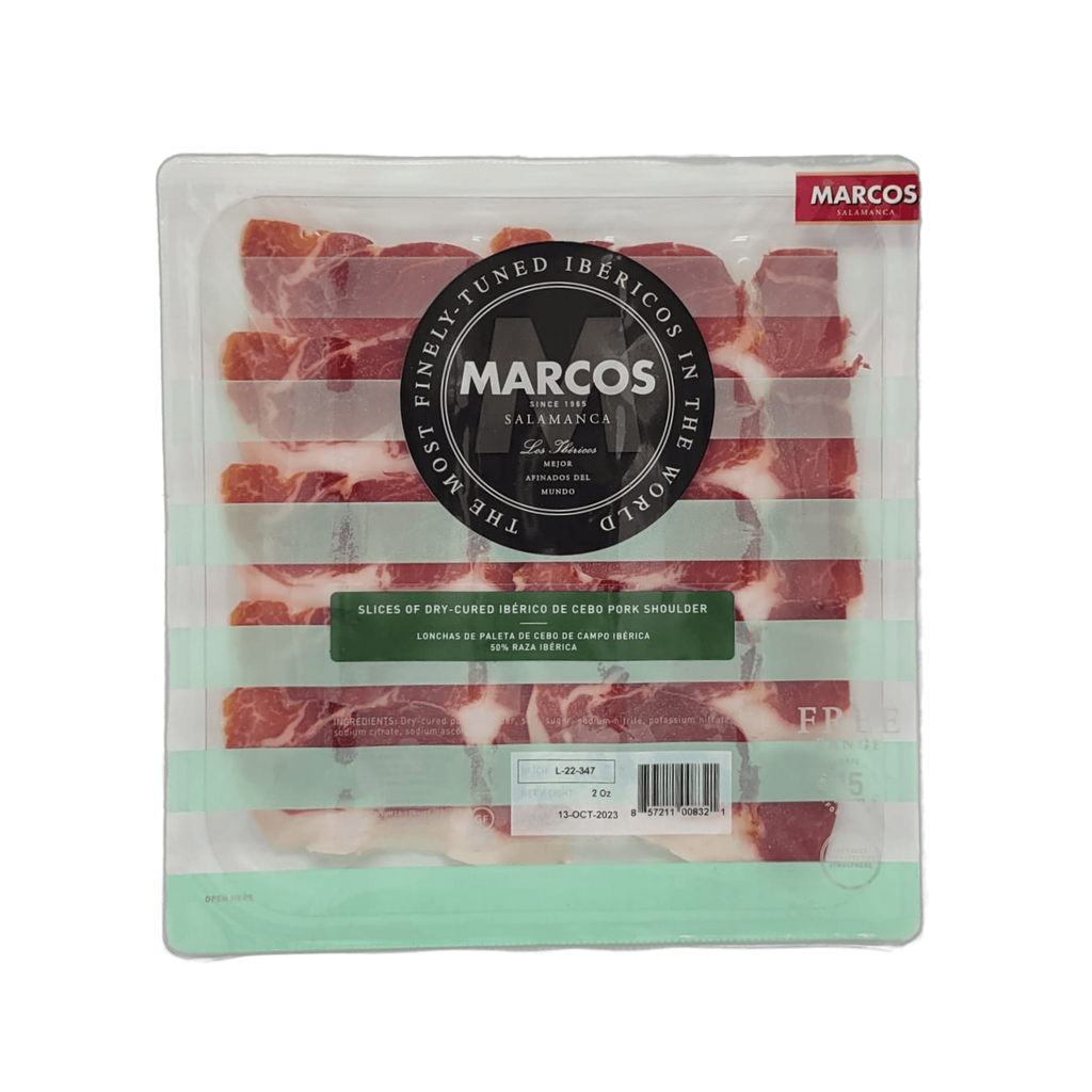 Iberico Free Range Ham Sliced package by Marcos Salamanca. Deliberico